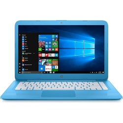HP Refurbished (Good) - Stream 14" Laptop, Intel Celeron N4000 4GB Ddr4 64GB Emmc - Aqua In Blue