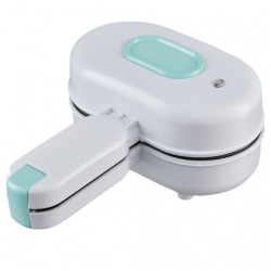 GREEN SCENIC Portable Compact Electric Sandwich Press - Quickly Heats Hot Dogs, Burritos And Toast - Easy-To-Clean Non-Stick Surface For