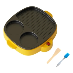 GREEN SCENIC Multifunctional Electric Grill Pan - Beginner-Friendly Design, Suitable for Steaks, Burgers, Etc. - 900W Fast Heating, Energy-Saving And