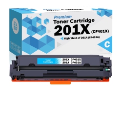 ULTMAX Ultra Toner® Compatible Replacement for HP 201X Cf401X / HP 201A Cf401A Toner Cartridge for HP Color Laserjet Pro M252 M252Dw M252N M277