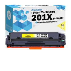 ULTMAX Ultra Toner® Compatible Replacement for HP 201X Cf402X / HP 201A Cf402A Toner Cartridge for HP Color Laserjet Pro M252 M252Dw M252N M277