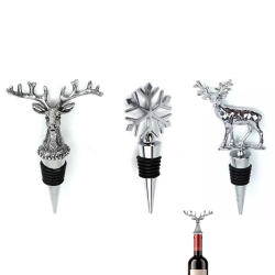 MYACUC 3-Piece Set Of Wine Stoppers, Cute Bottle Stoppers for Beer, Wine, Champagne, Beer