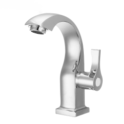 MYACUC Single Cold Water Faucet Chrome Bathroom Basin Faucet Copper Single Handle Spout Sink Bathtub Cold Water Faucet