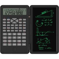 GREEN SCENIC Scientific Calculator, Scientific Calculator \w Erasable Pad, 240 Functions, Lcd Screen, 2 Lines Financial Math Calculator, Foldable