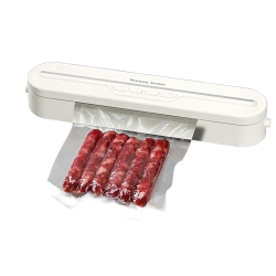 GREEN SCENIC Premium Vacuum Sealer - Durable And Portable, Multi-Purpose for Home/office/travel, Easy to Use In White