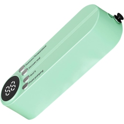 GREEN SCENIC Portable Vacuum Sealer - 3 Modes, 1200Mah Battery, Compact Design, Low Noise, Small And Light, Suitable for Travel And Home Use (Green)