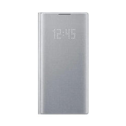 SAMSUNG Note 10 Led Wallet Cover I Color: In Silver