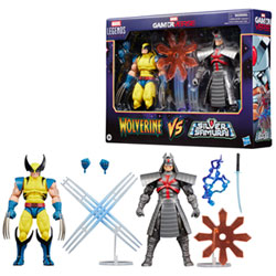 Hasbro Marvel Legends Series - Gamerverse Wolverine vs Marvel's Silver Samurai Action Figures