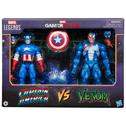 Hasbro Marvel Legends Series - Gamerverse Captain America vs Venom Action Figures