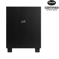 Open Box - Polk Monitor MXT10 Home Theatre Subwoofer - Black