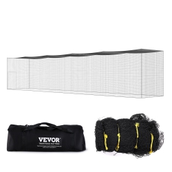 VEVOR 70Ft Professional Softball Baseball Batting Hitting Training Net, Practice Portable Pitching Cage Net \w Door & Carry Bag, Heavy Duty Enclosed