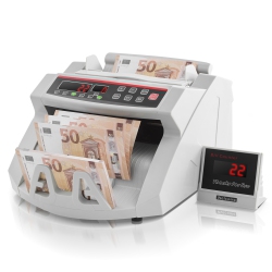 VEVOR Money Counter Machine, Bill Counter \w Uv, Mg, Ir And Dd Counterfeit Detection, Usd & Eur Cash Counting Machine \w Large Lcd & External