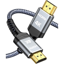 NIERBO HDMI Cable 1 Feet, Short 4K HDMI Cable Earc 18GBps High Speed HDMI Cord 18GBps 4K 60Hz 3D Support, Ethernet Function, Video 4K Uhd 2160P, HD