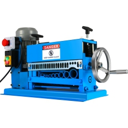 VEVOR 0.06 Inch -1.5 Inch Wire Stripping Machine Da, Wire Stripper Machine 11 Channels 10 Blades, Automatic Wire Stripping Tool \w Manual Hand