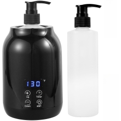 MYACUC Massage Oil Warmer, Smart Touch Electric Lotion Warmer, Portable Massage Oil Warmer Bottle, Temperature Adjustable Cream Warmer for Home Spa Salon