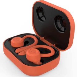MYACUC Wireless Bluetooth Earphone Sports Waterproof Headphones Hifi Stereo Noise Headset With Mic-Orange