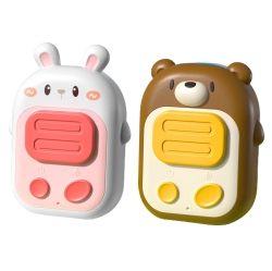 GREEN SCENIC Parent-Child Interactive Pager Children's Pager Intercom Toy Indoor And Outdoor Wireless Silent Remote Intercom - Rabbit + Bear