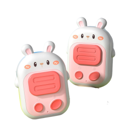 GREEN SCENIC Parent-Child Interactive Pager Children's Pager Intercom Toy Indoor And Outdoor Wireless Silent Long-Distance Intercom - Rabbit (A Pair)