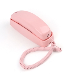 GREEN SCENIC Vintage Wall Phone \w Large Button Illuminated Keypad, No Ac Power Required, Loud Visual Ringer, Redial, Volume Control, Vintage Corded