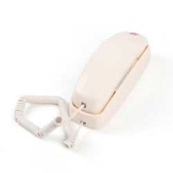 GREEN SCENIC Vintage Wall Phone \w Large Button Illuminated Keypad, No Ac Power Required, Loud Visual Ringer, Redial, Volume Control, Vintage Corded