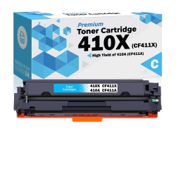 ULTMAX Ultra Toner® Compatible Replacement for HP 410A HP 410X Toner Cartridge Cf411X Toner Color Laserjet Pro M452 M452Dn M452Dw M452Nw Mfp M377Dw