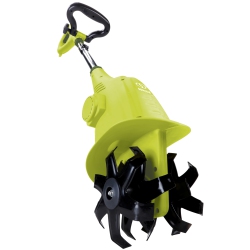 SUN JOE Tj599E Electric Garden Cultivator | 6.3-Inch | 2.5-Amp | Adjustable Shaft