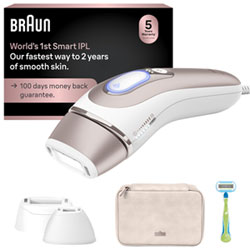 Braun IPL Skin i-expert Laser Hair Removal Device - White/Bronze