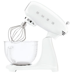 Smeg Tilt-Head Stand Mixer - 5Qt - 800-Watt - White