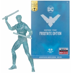 DC Multiverse Titans 7 Inch Action Figure Exclusive - Nightwing Frostbite Label In Gold