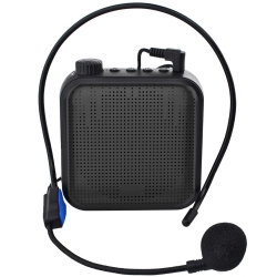 MYACUC Voice Amplifier, Rechargeable Pa System With Wired Microphone for Teachers, Tour Guide And More