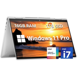 HP Refurbished (Excellent)- Envy X360 2-In-1 15.6" Fhd Touchscreen Laptop, Intel I7-1355U, 1Tb SSD, 16GB Lpddr5 Ram, Intel Iris Xe Graphics, Backlit