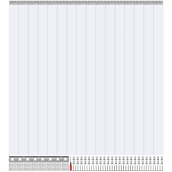 VEVOR Strip Curtain, 96" Height X 96" Width, 0.08" Thickness, 16PCs Clear Pvc Strip Door Curtain, Freezer Curtain, Plastic Door Strips for Walk In