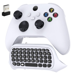 MYACUC Wireless Controller Keyboard for Xbox Series X/s, Mini Qwerty Keyboard Gaming Chatpad With Audio/headset Jack (Only Keyboard)