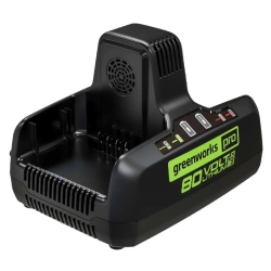 GREENWORKS Pro 80V Dual Port Rapid Charger (Battery Not Included)