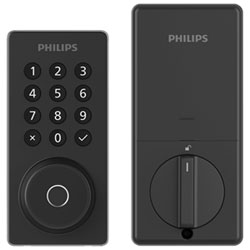 Philips 4200 Series Fingerprint Wi-Fi Deadbolt Smart Lock - Matte Black