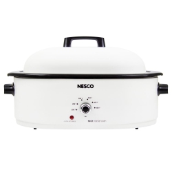 NESCO Roaster Oven 18 Qt Oval In White