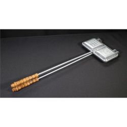 C. PALMER MFG Pie Iron 2 In 1 T Non Stick Aluminum Double Sandwich Toaster