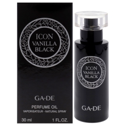 GA-DE Icon Vanilla Perfumed Oil By for Women - 1 OZ Parfum Oil In Black