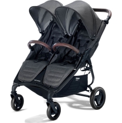 VALCO BABY Valco Trend Duo Lightweight Double Stroller - In Charcoal