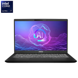 MSI Modern 15 H AI 15.6" Touchscreen Laptop - Black (Intel Core Ultra 9 - 285H/32GB RAM/1TB SSD)