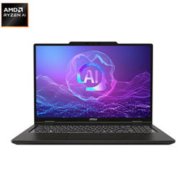 MSI Venture A16 AI+ 16" Touchscreen Laptop - Solid Grey (AMD Ryzen AI 7 350/32GB RAM/1TB SSD/Windows 11)