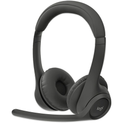 LOGITECH - Zone 305 On-Ear Noise Cancelling Stereo Wireless Headset With Mic - (981-001452) In Black