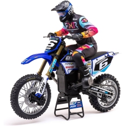 LOSI Rc Motorcycle Promoto-Mx 1/4 Motorcycle Ready-To-Run Battery And Charger Not Included Clubmx Los06000T2 In Blue