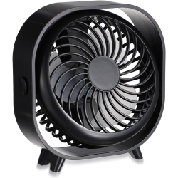 GREEN SCENIC Ultra-Quiet Portable Fan｜Imported Dc Motor｜Three-Speed Adjustment｜25Db Low Noise｜8 Hours Battery Life｜2000Mah Battery｜Rechargeable｜Black
