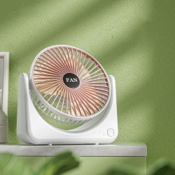 GREEN SCENIC Dual-Mode Power Supply Silent Fan | Multi-Speed Adjustment | Wide-Angle Air Supply | Energy Saving And Low Noise | Dual-Purpose