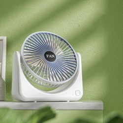 GREEN SCENIC Dual-Mode Power Supply Silent Fan | Multi-Speed Adjustment | Wide-Angle Air Supply | Energy Saving And Low Noise | Dual-Purpose