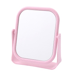GREEN SCENIC Makeup Mirror, Double-Sided Rotating Dressing Mirror, Desktop Round Mirror, Simple Folding Makeup Portable Mirror, Personal Beauty Mirror