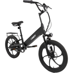 SWFT Electric Bmx Bike- 35Mi Operating Range, 20Mph, 20” Performance Wheels, Front & Back Pegs, Lcd-Display, Adult E Bike- In Black