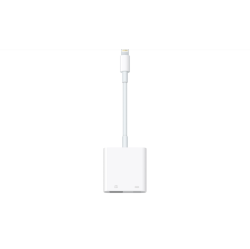 APPLE Refurbished (Good) Lightning to USB-3 Camera Adapter With USB Power Adapter (Mx5J3Am/a)