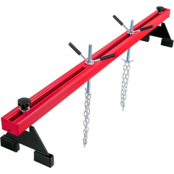 VEVOR 1100 Lbs Load Capacity Engine Stability Bar, Engine Crossbar \w Dual Hooks, 2 Point Lift Holder Engine Crane, Ideal for Residential Garages &